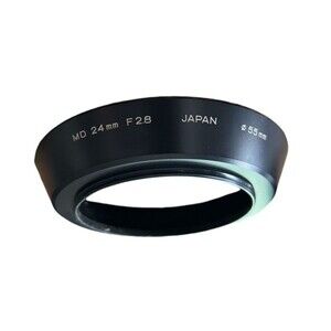 Minolta Lens Hood for MD 24mm F2.8 camera Lenses Metal Screw In